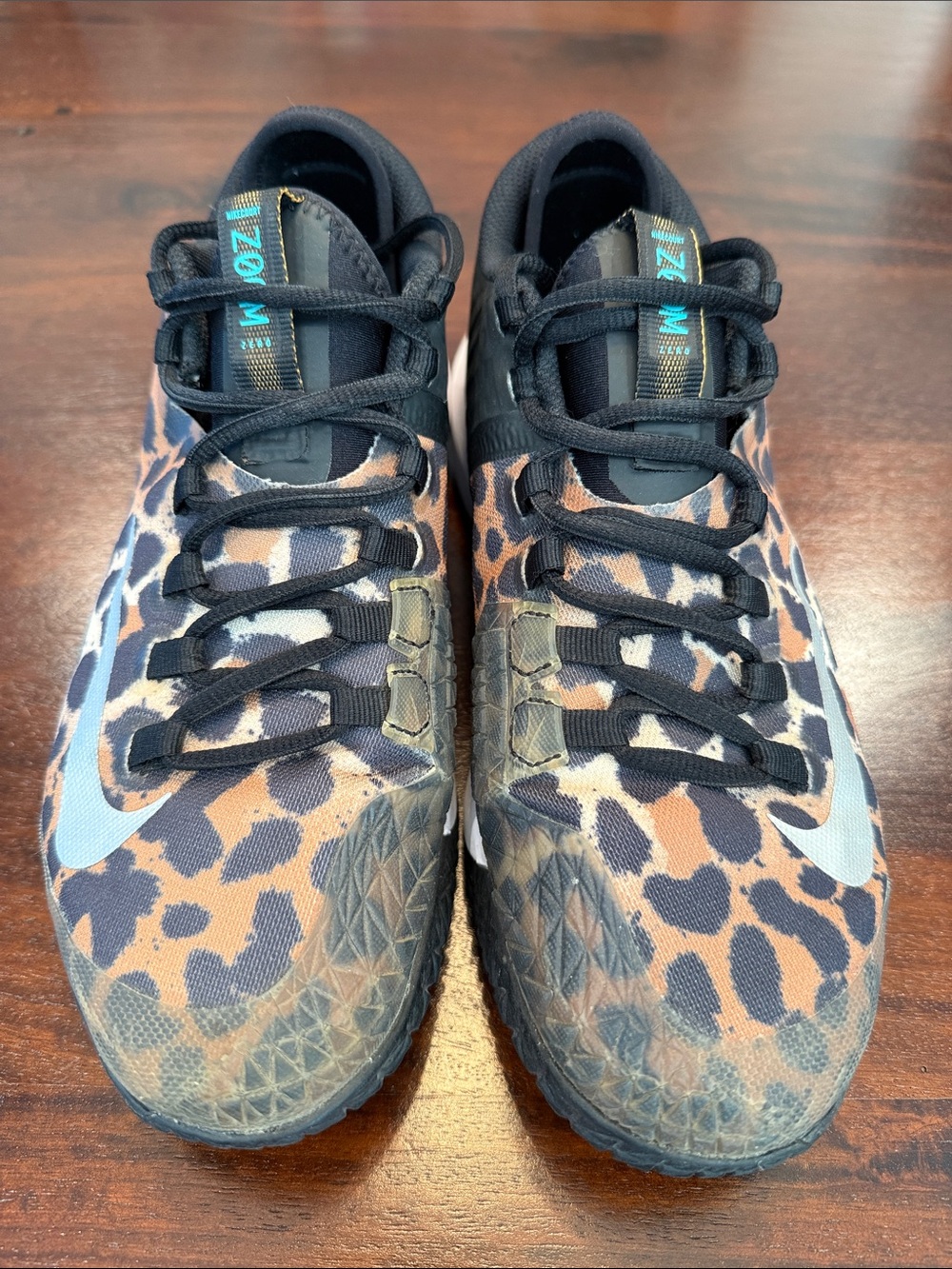 NIKE ZOOM ZERO COURT cheetah print sneakers - Picture 3 of 7